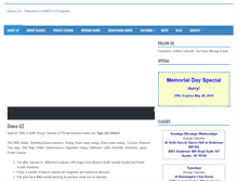 Tablet Screenshot of danceu2.com